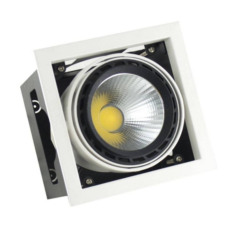 Spot cu LED orientabil incastrabil LED market 1COB LS60-1 LED market Corpuri de iluminat incastrabile