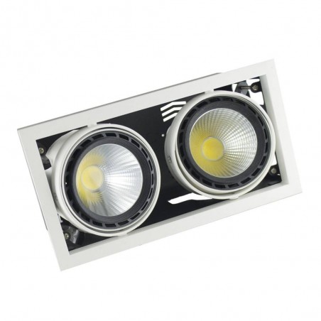 Spot cu LED orientabil incastrabil LED market 2COB LS60-2 LED market Corpuri de iluminat incastrabile