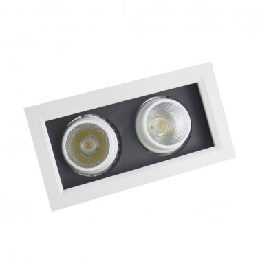 Spot cu LED orientabil incastrabil LED market 2COB X160-2 LED market Corpuri de iluminat incastrabile