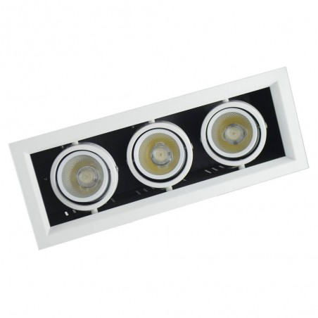 Spot cu LED orientabil incastrabil 3COB QF25-16-3C LED market LED market Catalog