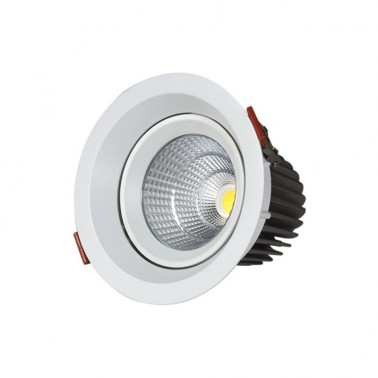 Spot LED 20W - 50 000 ore, incastrabil orientabil, LED Market, LM-S1005A, Corp Alb LED market Corpuri de iluminat incastrabile