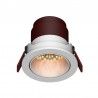 Spot rotund LED 7W, 798lm - 50 000 ore, incastrabil, filtru antiorbire, LED Market, S1683, Corp Alb+Negru LED market Corpuri ...