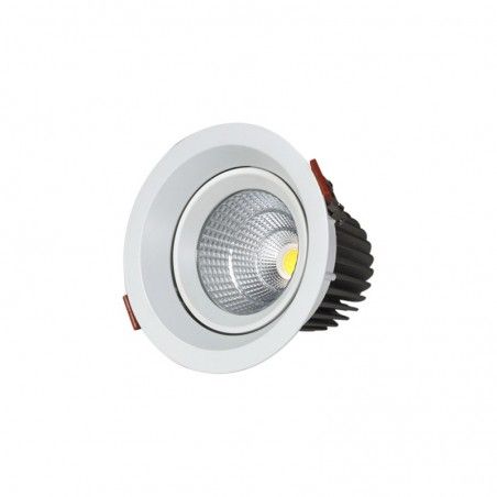 Spot LED 12W - 50 000 ore, incastrabil orientabil, LED Market, LM-S1005A, Corp Alb LED market Corpuri de iluminat incastrabile