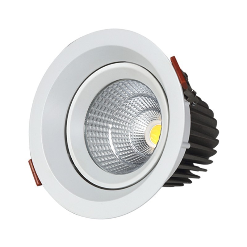Spot LED 30W - 50 000 ore, incastrabil orientabil, LED Market, LM-S1005A, Corp Alb LED market Corpuri de iluminat incastrabile