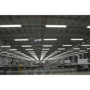 Corp liniar IP65 LED 60W, 6300lm - 50 000 ore, iluminare industriala, LED Market, YGQ 1500mm LED market Lămpi industriale lin...
