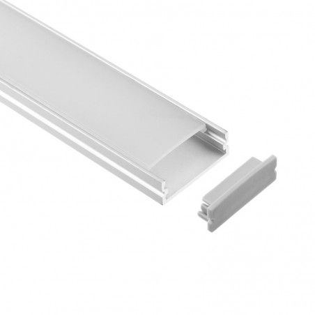 Profil de aluminiu pentru banda LED LMX-3010 2m LED market Profil de aluminiu pentru banda LED
