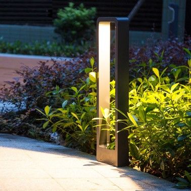 Stalp IP65, LED 12W, 1368lm - 50 000 ore, iluminat gradina, LED Market, BL3236, Corp negru LED market Iluminat grădini / parcuri