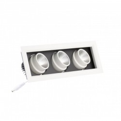Spot cu LED orientabil incastrabil LED market 3COB X160-3 LED market Iluminare comercială