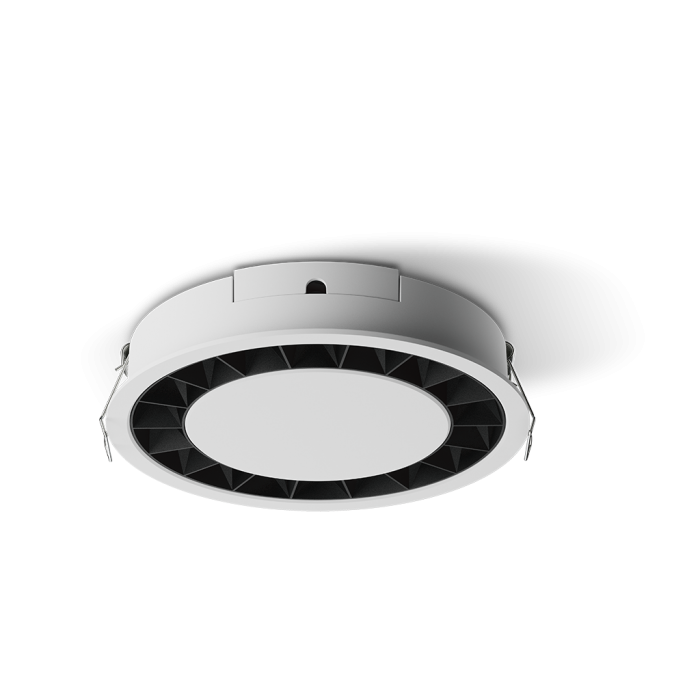 Spot LED rotund incastrabil LM-XD006-24W-WH+BK