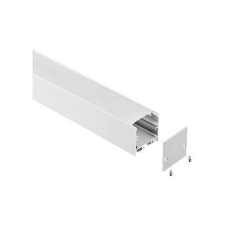 Profil suspendat din aluminiu anodizat LED, LMX-3535-M, LED Market, Culoare gri, Lungime 1m LED market