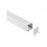 Profil suspendat din aluminiu anodizat LED, LMX-3535-M, LED Market, Culoare gri, Lungime 1m LED market