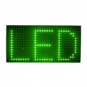Monocolor led screen module PH10TV Green LED market Catalog